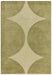 Asiatic canvas 01 reflect Green Living Room Wool Rug.
