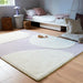 Asiatic canvas 02 pebble Ivory, Pink Living Room Wool Rug.