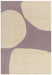 Asiatic canvas 02 pebble Ivory, Pink Living Room Wool Rug.