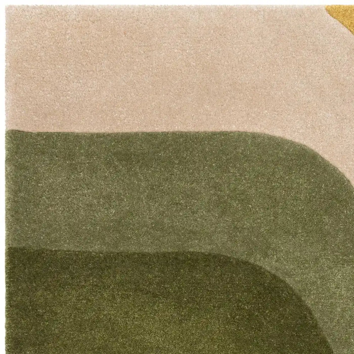 Quince Romy Rug Romy 02 Retro Green Green, Yellow, Multicoloured Rug — RugsDirect Online