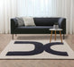 Asiatic canvas 03 balance Grey, Ivory Living Room Wool Rug.
