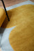 Asiatic canvas 04 sculpt Yellow, Ivory Living Room Wool Rug.