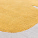 Asiatic canvas 04 sculpt Yellow, Ivory Living Room Wool Rug.