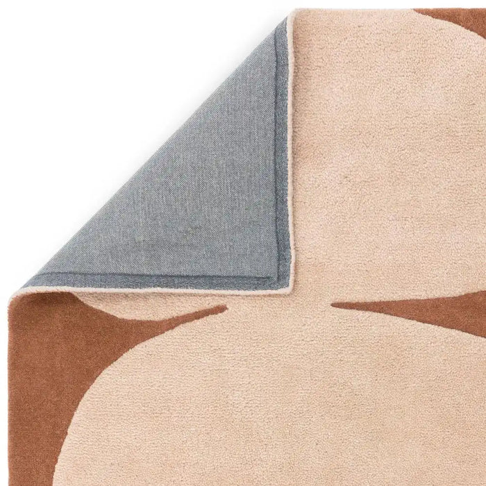 Asiatic canvas 05 collage Orange Living Room Wool Rug.