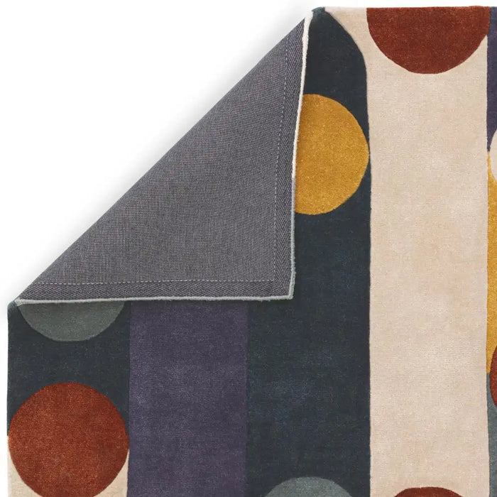 Asiatic romy 07 morse multi Multicoloured Living Room Geometric Rug.