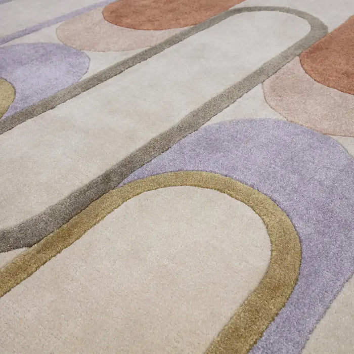 Romy 09 Module Pastel Multicoloured Rug — RugsDirect Online
