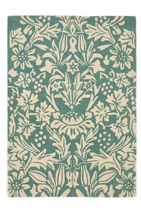 Origins origins heritage 1 soft teal Green, Teal Living Room Wool Rug.