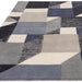 Asiatic matrix asiatic 101 memphis blue Blue Living Room Wool Rug.