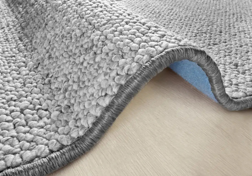 BT Carpet wolly 102840 grey Grey Living Room Geometric Rug.