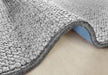 BT Carpet wolly 102840 grey Grey Living Room Geometric Rug.
