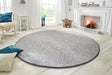 BT Carpet wolly 102840 grey Grey Living Room Geometric Rug.
