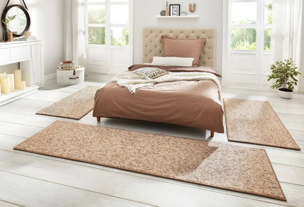 BT Carpet wolly 102842 beige brown Beige Living Room Geometric Rug.
