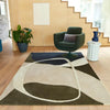 Asiatic matrix asiatic 103 signature moss Green, Multicoloured Living Room Wool Rug.