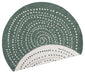 NorthRugs twin reversible circles indoor outdoor 103111 green cream Green, Cream Living Room  Rug.
