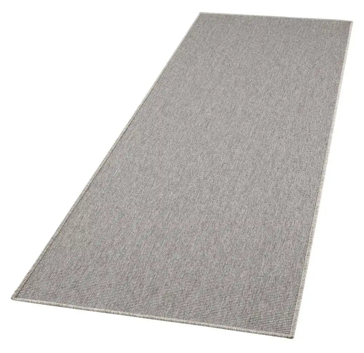 BT Carpet nature runners 103533 silver grey Grey Outdoor  Washable Rug.