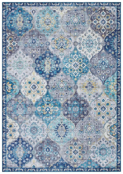 Elle Decoration imagination 104205 denim blue Blue Living Room  Rug.