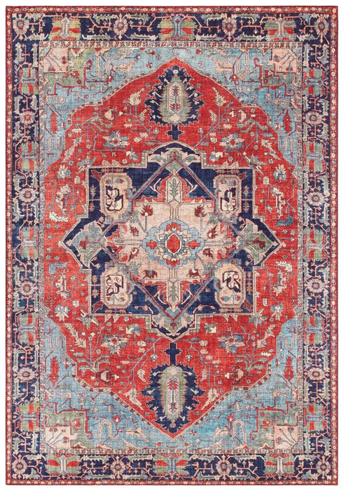 Elle Decoration imagination 104207 oriental red Multicoloured, Red Living Room  Rug.