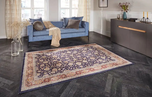 Elle Decoration imagination 104216 navy Blue, Navy Living Room  Rug.