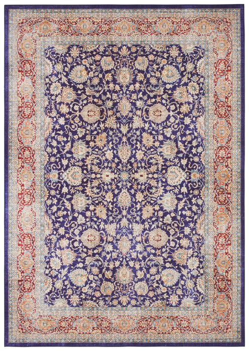 Elle Decoration imagination 104216 navy Blue, Navy Living Room  Rug.