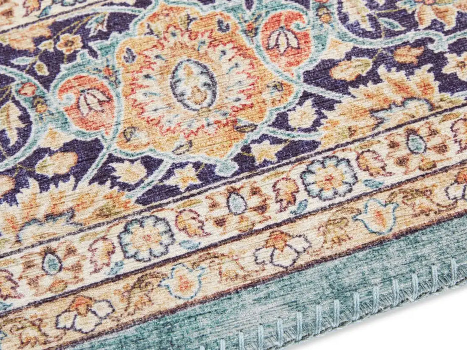 Elle Decoration imagination 104217 jade Green Living Room  Rug.