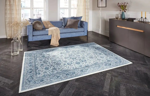 Elle Decoration imagination 104219 sapphire blue Blue Living Room  Rug.