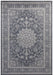 Lucy Lauren 2 sam 104221 anthracite silver Grey, Black Living Room  Rug.