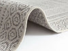 Lucy Lauren 2 pops double sided indoor outdoor 104252 silver Grey Living Room Flat Weave Rug.