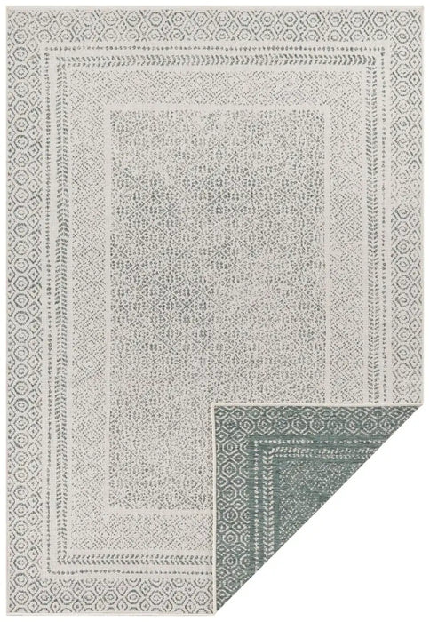 Lucy Lauren 2 pops double sided indoor outdoor 104255 green Green Living Room Flat Weave Rug.