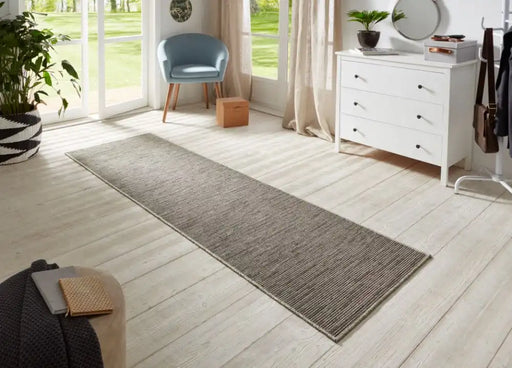 BT Carpet nature runners 104262 grey multi Grey Outdoor  Washable Rug.
