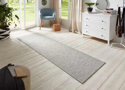 BT Carpet nature runners 104265 cream grey Grey, Cream Outdoor  Washable Rug.