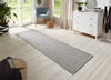 BT Carpet nature runners 104268 grey Grey Outdoor  Washable Rug.