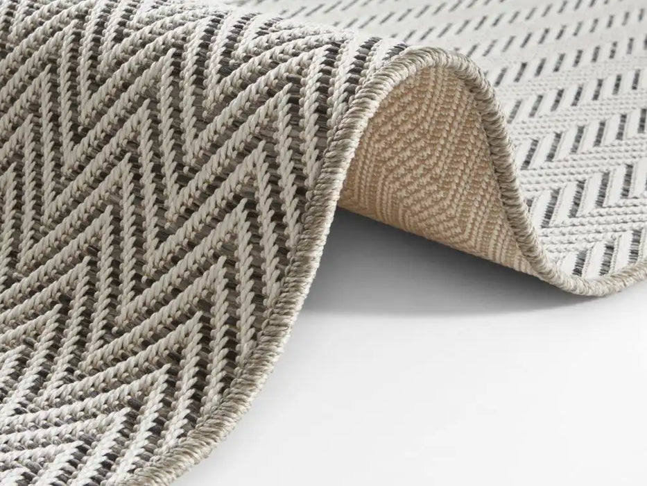 BT Carpet nature runners 104268 grey Grey Outdoor  Washable Rug.