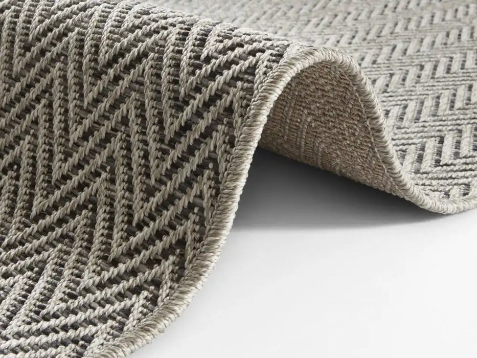 BT Carpet nature runners 104269 grey anthracite Grey Outdoor  Washable Rug.