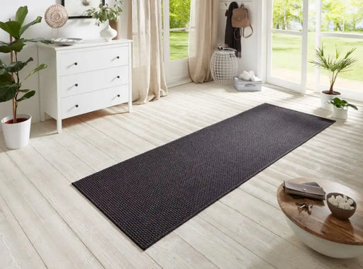 BT Carpet nature runners 104276 anthracite Black Outdoor  Washable Rug.