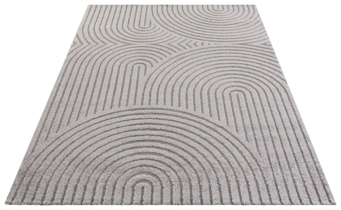 Elle Decoration new york hans 105085 grey Grey Living Room Geometric Rug.