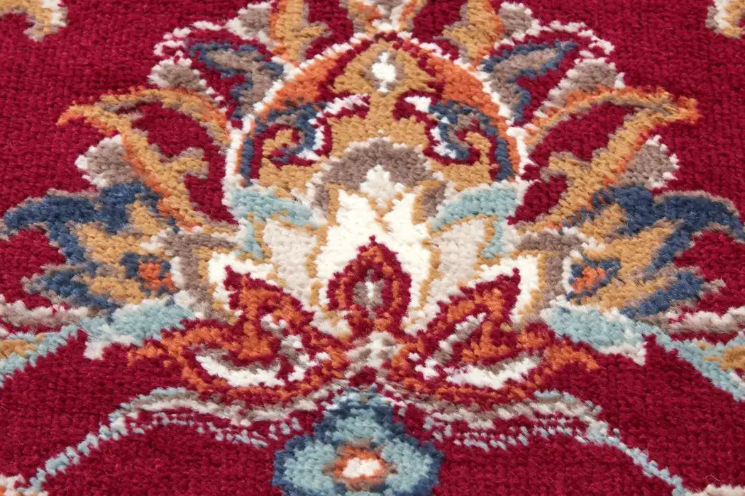 Hanse Home luxor 105633 red Red Living Room  Rug.