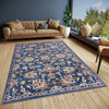 Hanse Home luxor 105634 blue  Living Room  Rug.