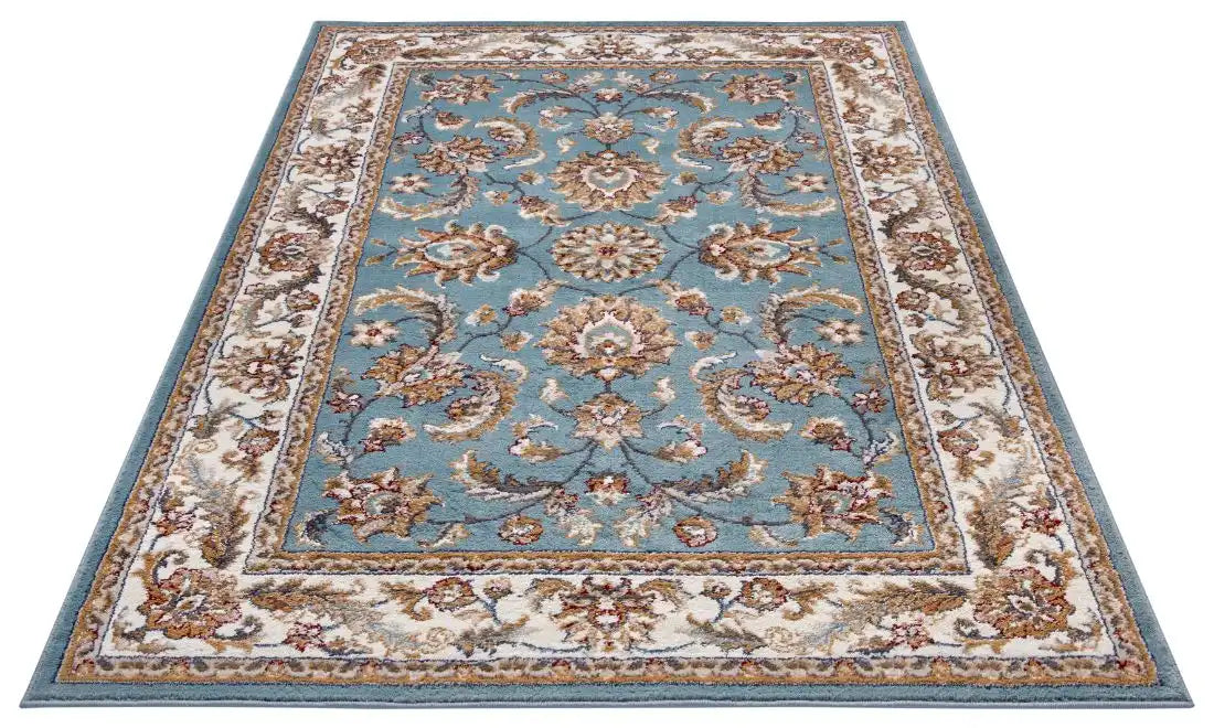 Hanse Home luxor 105641 mint cream Blue, Multicoloured Living Room  Rug.