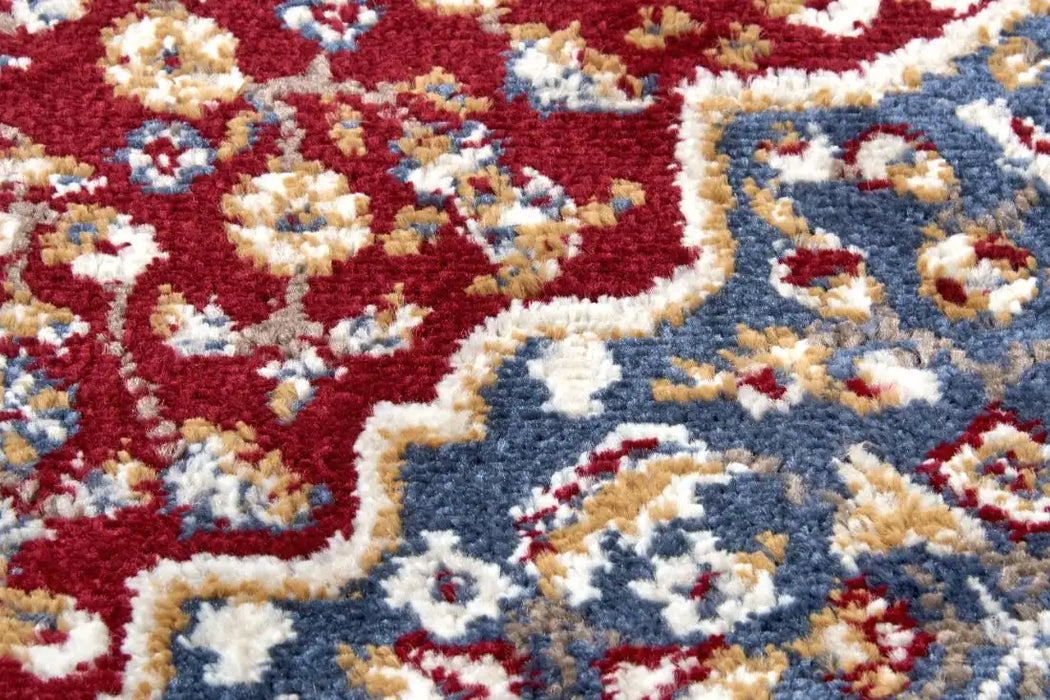 Hanse Home luxor 105644 red multi Multicoloured, Red Living Room  Rug.