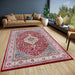 Hanse Home luxor 105644 red multi Multicoloured, Red Living Room  Rug.