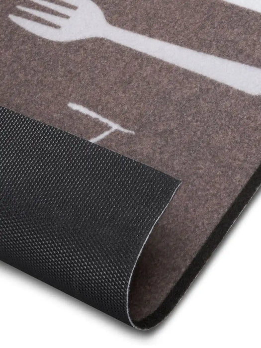 Zala Living cook and clean 105724 bon brown Brown Kitchen   Rug.