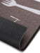 Zala Living cook and clean 105724 bon brown Brown Kitchen   Rug.