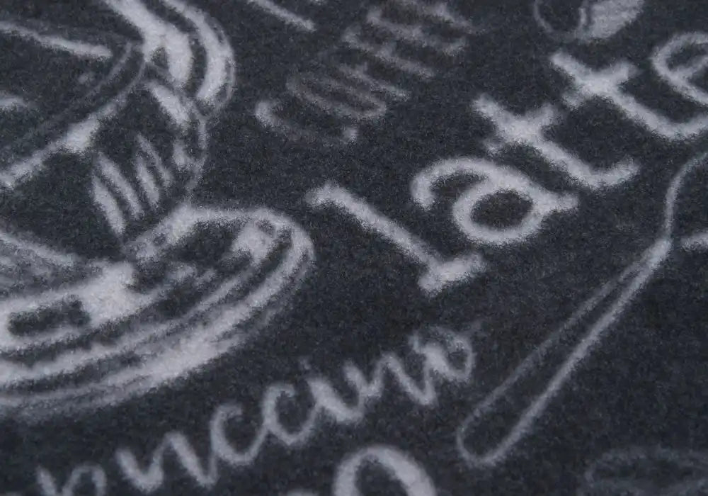 Zala Living cook and clean 105726 coffee black Black Kitchen   Rug.