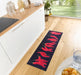 Zala Living cook and clean 105727 chilli Black, Red Kitchen   Rug.