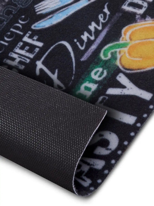 Zala Living cook and clean 105730 tasty Black, Multicoloured Kitchen   Rug.