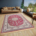 Freundin Home eva 105780 red Ivory, Red Living Room  Rug.