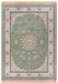 Freundin Home eva 105781 green Green, Ivory Living Room  Rug.