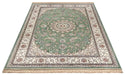 Freundin Home eva 105781 green Green, Ivory Living Room  Rug.