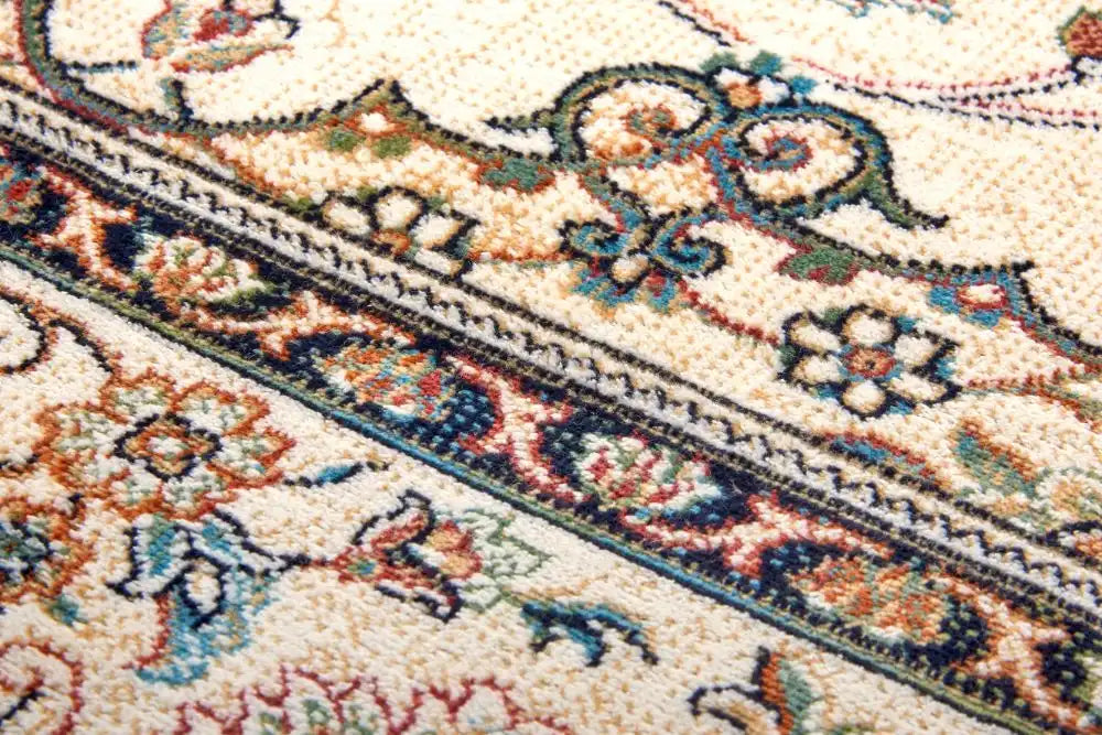 Freundin Home eva 105782 creme Ivory, Cream Living Room  Rug.