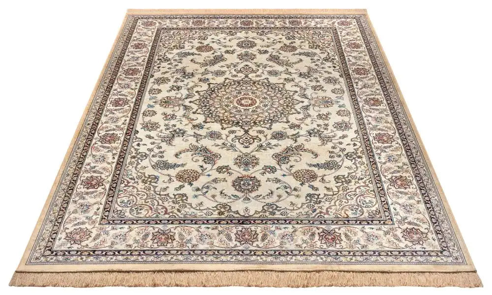 Freundin Home eva 105782 creme Ivory, Cream Living Room  Rug.